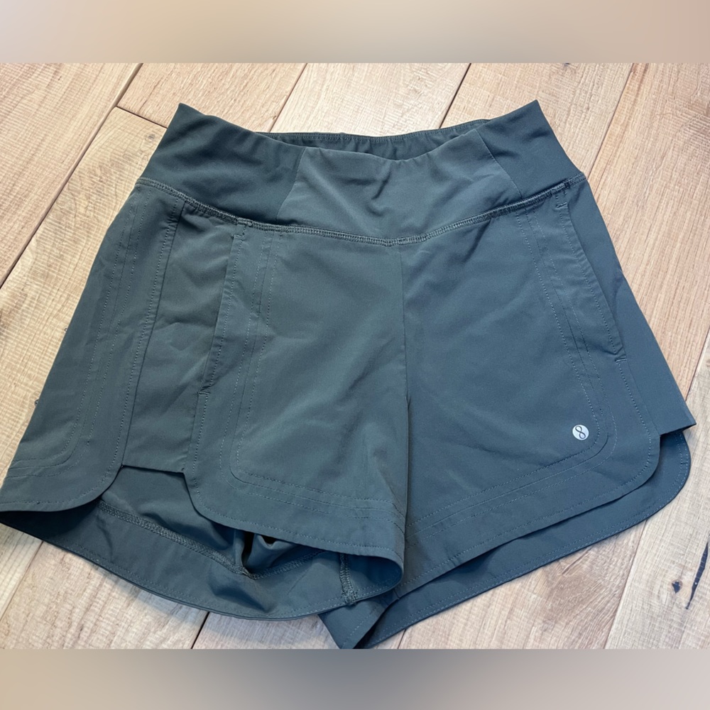Layers Green Athletic Shorts